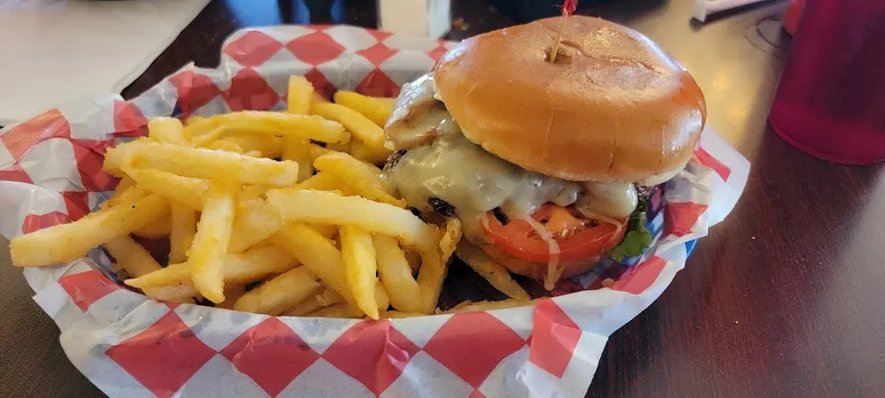 Cheeseburger with French Fries